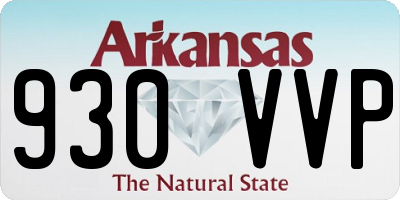 AR license plate 930VVP