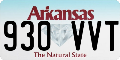 AR license plate 930VVT