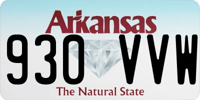 AR license plate 930VVW