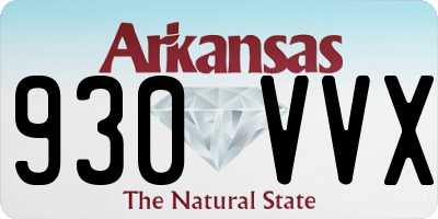 AR license plate 930VVX