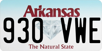 AR license plate 930VWE