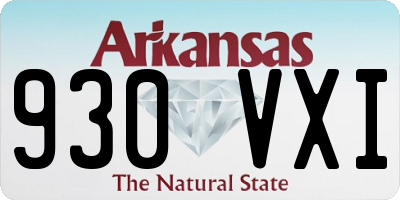 AR license plate 930VXI