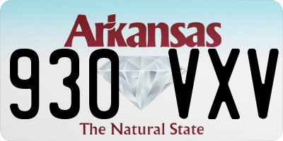 AR license plate 930VXV