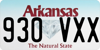 AR license plate 930VXX