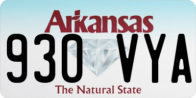 AR license plate 930VYA