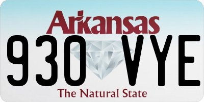 AR license plate 930VYE