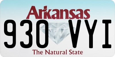 AR license plate 930VYI