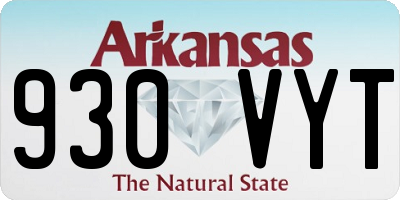 AR license plate 930VYT