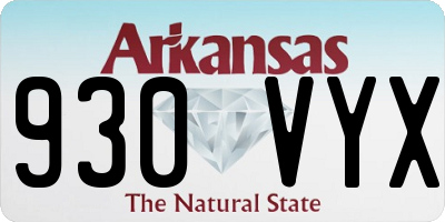 AR license plate 930VYX