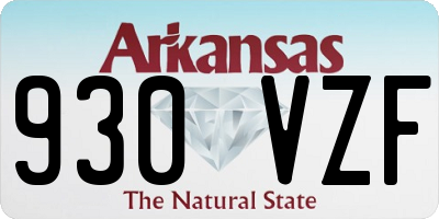 AR license plate 930VZF