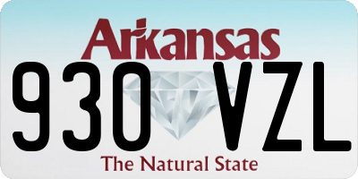 AR license plate 930VZL