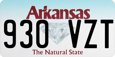 AR license plate 930VZT