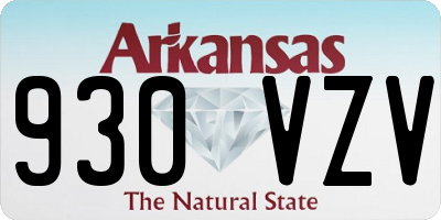 AR license plate 930VZV