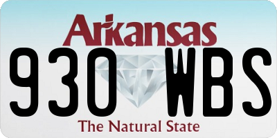 AR license plate 930WBS