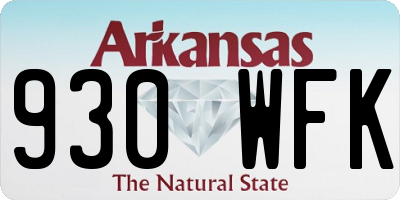 AR license plate 930WFK