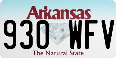 AR license plate 930WFV