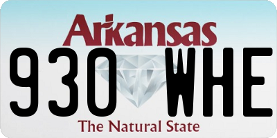 AR license plate 930WHE