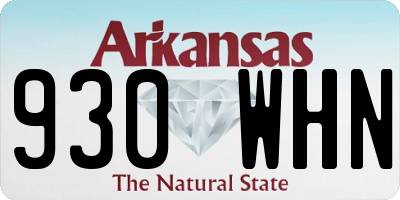 AR license plate 930WHN