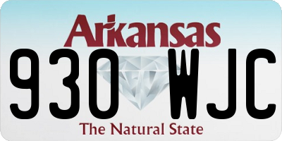 AR license plate 930WJC
