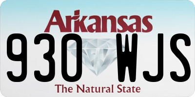 AR license plate 930WJS