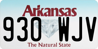 AR license plate 930WJV