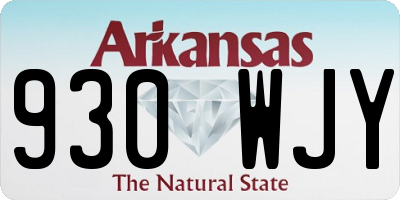 AR license plate 930WJY