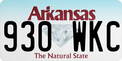 AR license plate 930WKC