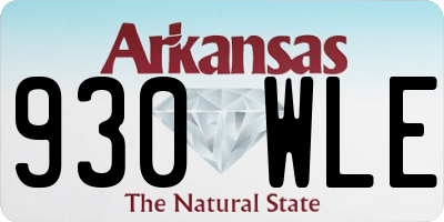 AR license plate 930WLE