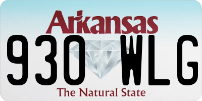 AR license plate 930WLG