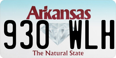 AR license plate 930WLH