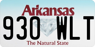 AR license plate 930WLT