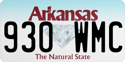 AR license plate 930WMC