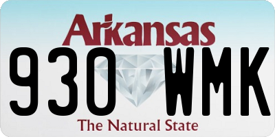 AR license plate 930WMK