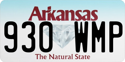 AR license plate 930WMP
