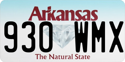 AR license plate 930WMX