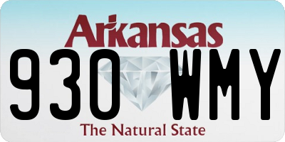 AR license plate 930WMY