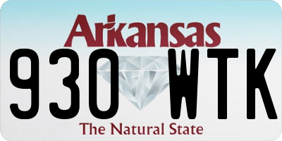 AR license plate 930WTK