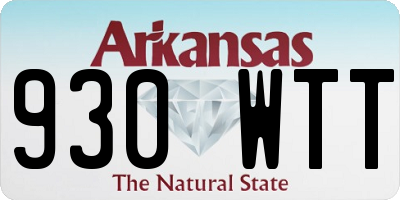 AR license plate 930WTT