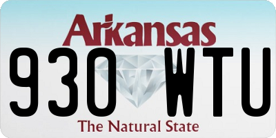 AR license plate 930WTU