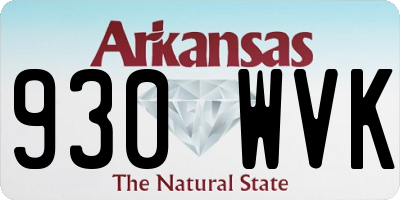 AR license plate 930WVK