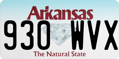 AR license plate 930WVX