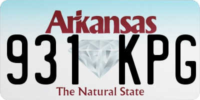 AR license plate 931KPG