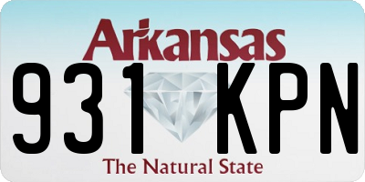 AR license plate 931KPN