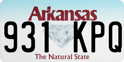 AR license plate 931KPQ