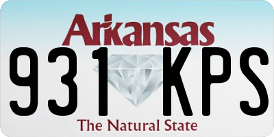 AR license plate 931KPS