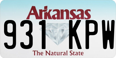 AR license plate 931KPW