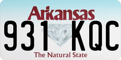 AR license plate 931KQC
