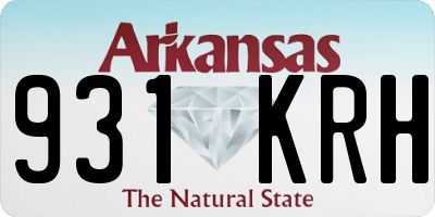 AR license plate 931KRH