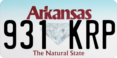 AR license plate 931KRP