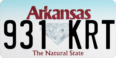 AR license plate 931KRT